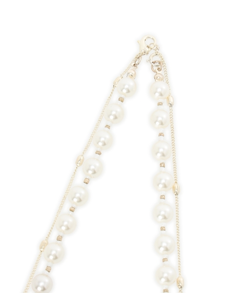 A/C DESIGN BY ALPHA CUBIC（エーシーデザインバイアルファキュービック）の「2連パールネックレス【2本セット】（ネックレス・レディース・ゴールド・フリー）」の5枚目の写真