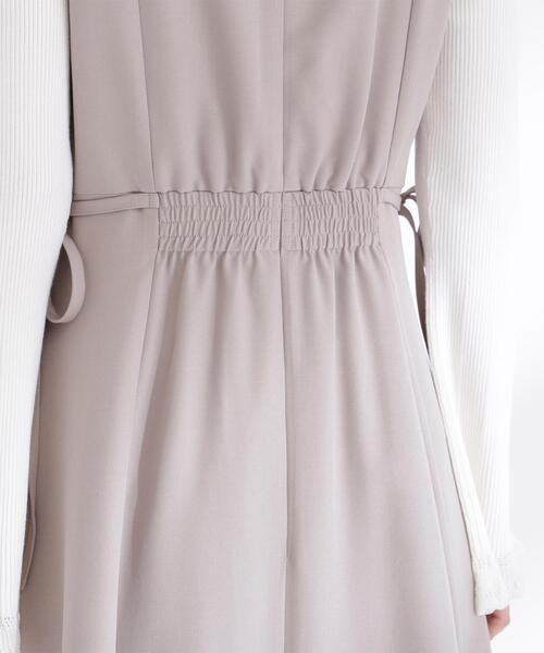 NATURAL BEAUTY BASIC(ナチュラルビューティーベーシック)の「◇サイドリボンジャンスカ(ジャンパースカート・レディース・ベージュ/ブラウン・SMALL/MEDIUM/P/S)」の20枚目の写真