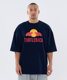 TURTLEBACK（タートルバック）の「レッドブギー オーバーサイズ 半袖 (ネイビー)（Tシャツ/カットソー）」
