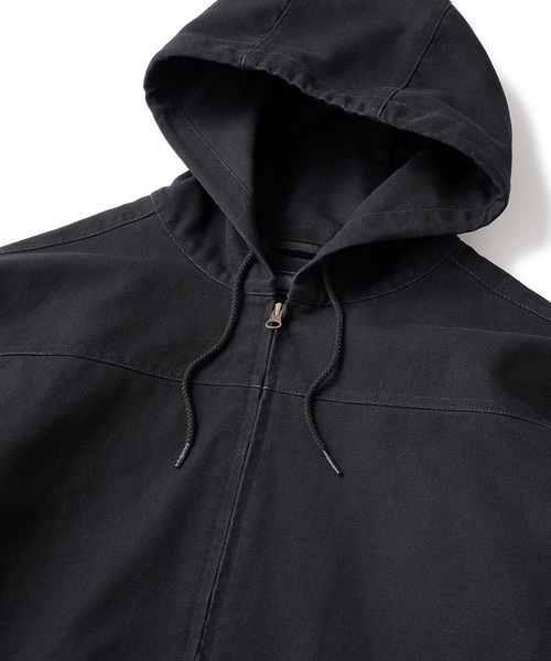 FTC（エフティーシー）の「WASHED CANVAS HOODED JACKET（その他アウター・メンズ・ブルー/ブラック/その他・LARGE/MEDIUM/X-LARGE/SMALL）」の6枚目の写真