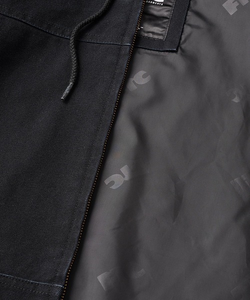 FTC（エフティーシー）の「WASHED CANVAS HOODED JACKET（その他アウター・メンズ・ブルー/ブラック/その他・LARGE/MEDIUM/X-LARGE/SMALL）」の7枚目の写真