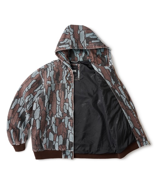 FTC（エフティーシー）の「WASHED CANVAS HOODED JACKET（その他アウター・メンズ・ブルー/ブラック/その他・LARGE/MEDIUM/X-LARGE/SMALL）」の14枚目の写真