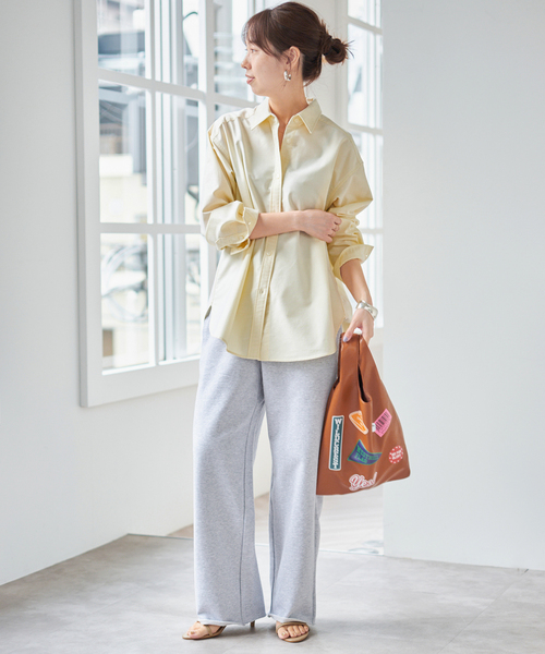 Spick & Span(スピックアンドスパン)の「ベーシックオックスシャツ(シャツ/ブラウス・レディース・サックスブルー/ホワイト/イエロー・FREE)」の6枚目の写真