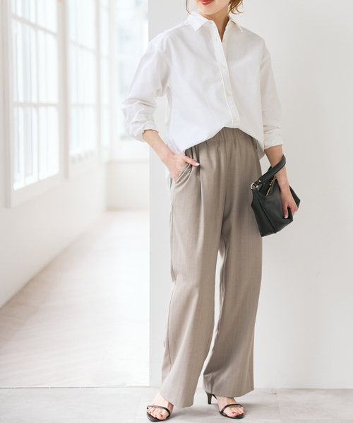 Spick & Span(スピックアンドスパン)の「ベーシックオックスシャツ(シャツ/ブラウス・レディース・サックスブルー/ホワイト/イエロー・FREE)」の10枚目の写真