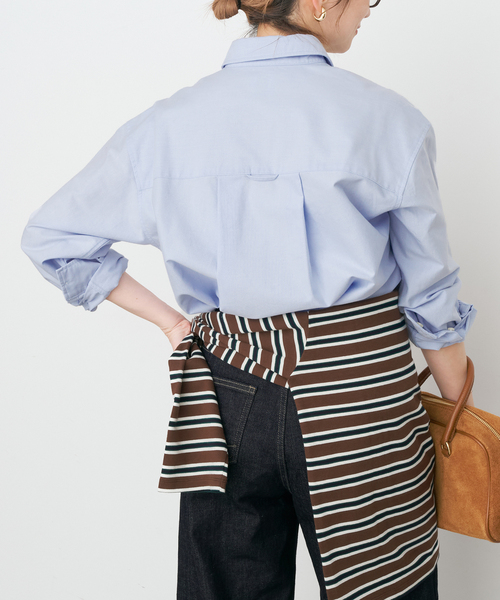 Spick & Span(スピックアンドスパン)の「ベーシックオックスシャツ(シャツ/ブラウス・レディース・サックスブルー/ホワイト/イエロー・FREE)」の15枚目の写真