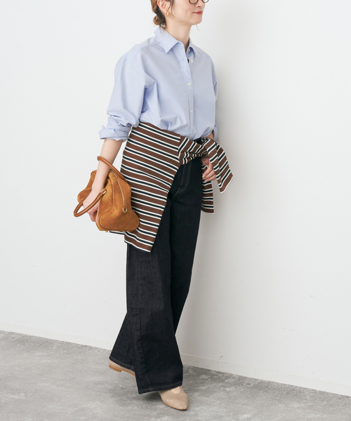 Spick & Span(スピックアンドスパン)の「ベーシックオックスシャツ(シャツ/ブラウス・レディース・サックスブルー/ホワイト/イエロー・FREE)」の16枚目の写真