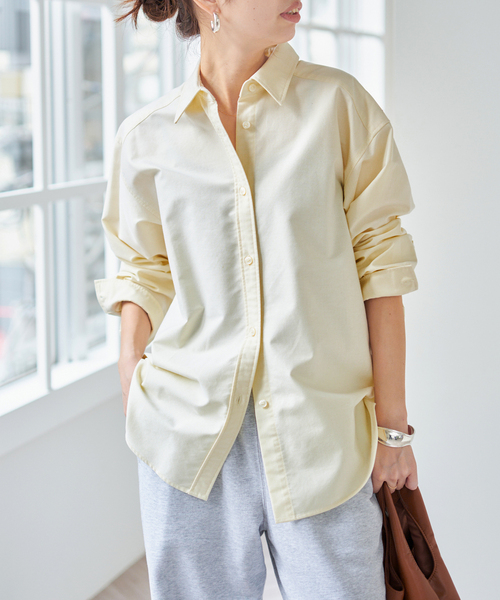 Spick & Span(スピックアンドスパン)の「ベーシックオックスシャツ(シャツ/ブラウス・レディース・サックスブルー/ホワイト/イエロー・FREE)」の19枚目の写真