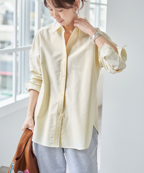 Spick & Span(スピックアンドスパン)の「ベーシックオックスシャツ(シャツ/ブラウス・レディース・サックスブルー/ホワイト/イエロー・FREE)」の20枚目の写真