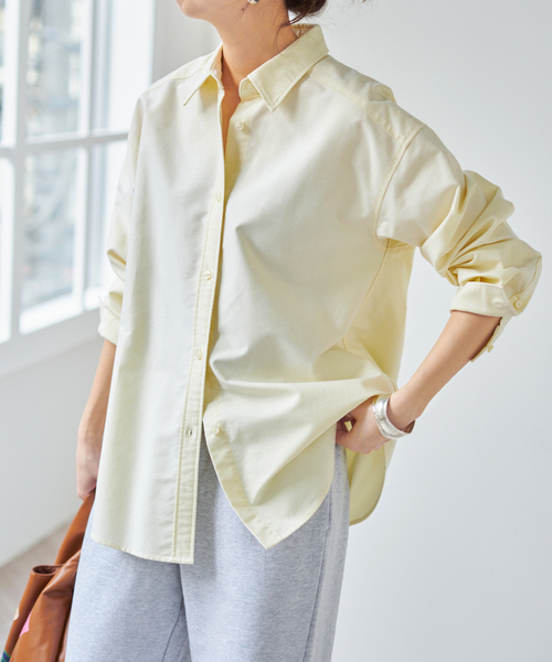 Spick & Span(スピックアンドスパン)の「ベーシックオックスシャツ(シャツ/ブラウス・レディース・サックスブルー/ホワイト/イエロー・FREE)」の21枚目の写真