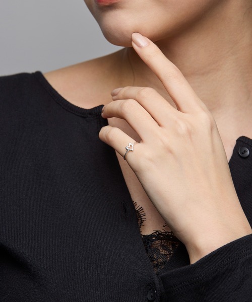 norme(ノーム)の「【SILVER925】ノーム オープン ハート ミニ リング / norme open heart mini ring(リング・レディース・シルバー・M/S/L)」の13枚目の写真