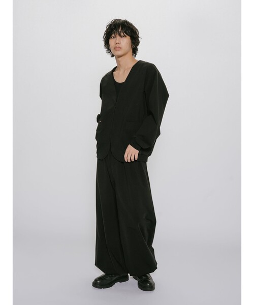 MIDIUMISOLID(ミディウミソリッド)の「MIDIUMISOLID Men’s コンプレッションイージーパンツ(その他パンツ・メンズ・ブラウン/ブラック・48)」の6枚目の写真