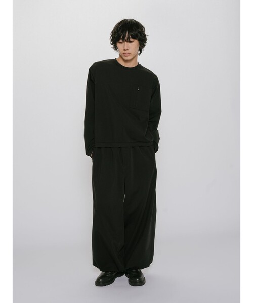 MIDIUMISOLID(ミディウミソリッド)の「MIDIUMISOLID Men’s コンプレッションイージーパンツ(その他パンツ・メンズ・ブラウン/ブラック・48)」の13枚目の写真