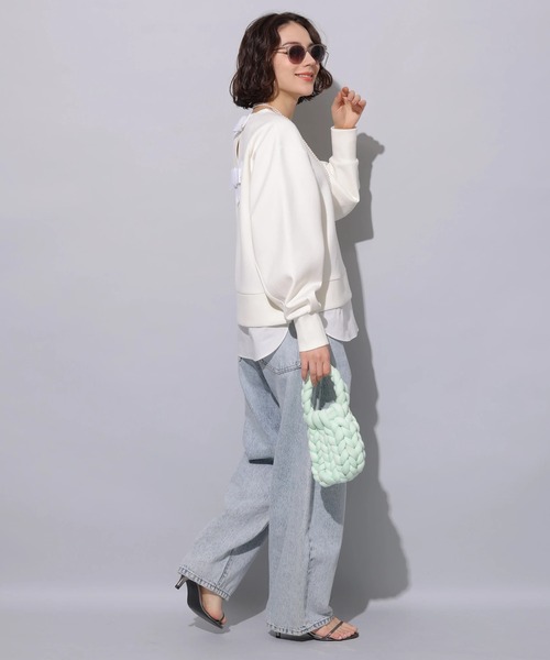 大人のリボンプルオーバー（Tシャツ/カットソー）｜Arpege story