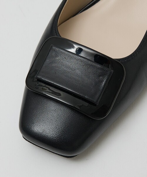 Au BANNISTER（オゥバニスター）の「スクエアモチーフパンプス（パンプス・レディース・ブラック/アイボリー/イエロー・38/37/36/35/39）」の11枚目の写真