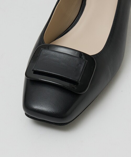 Au BANNISTER（オゥバニスター）の「スクエアモチーフパンプス（パンプス・レディース・ブラック/アイボリー/イエロー・38/37/36/35/39）」の19枚目の写真