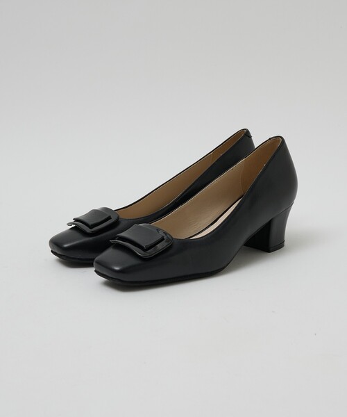 Au BANNISTER（オゥバニスター）の「スクエアモチーフパンプス（パンプス・レディース・ブラック/アイボリー/イエロー・38/37/36/35/39）」の22枚目の写真