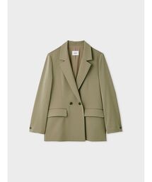 MIESROHE（ミースロエ）の「UVカットダブルサテンジャケット（テーラードジャケット）」