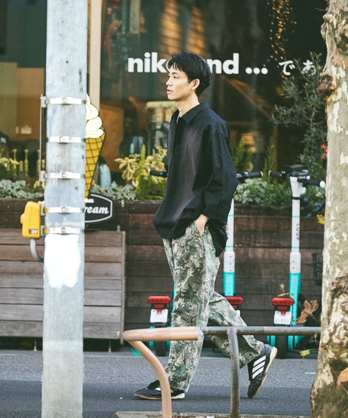 niko and...（ニコアンド）の「半端シャツプルオーバー（シャツ/ブラウス・メンズ・チャコール/ブルー・MEDIUM/LARGE）」の5枚目の写真