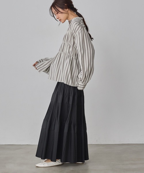 hunch(ハンチ)の「ストライプ シャーリングシャツ(シャツ/ブラウス・レディース・グリーン系その他/グレー系その他/ホワイト系その他・FREE)」の18枚目の写真