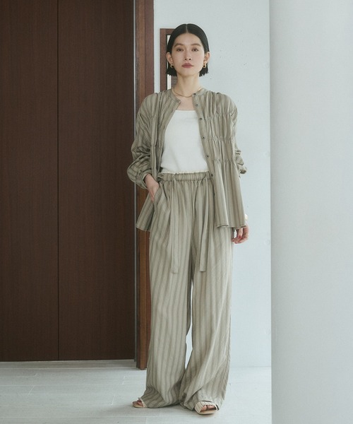 hunch(ハンチ)の「ストライプ シャーリングシャツ(シャツ/ブラウス・レディース・グリーン系その他/グレー系その他/ホワイト系その他・FREE)」の19枚目の写真