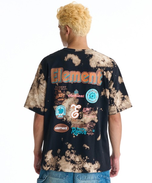 ELEMENT(エレメント)の「ELEMENT/エレメント 半袖 Tシャツ バックプリント BG021203(Tシャツ/カットソー・メンズ・ブラック/ホワイト/ブラック×ベージュ・XL/L/M)」の13枚目の写真