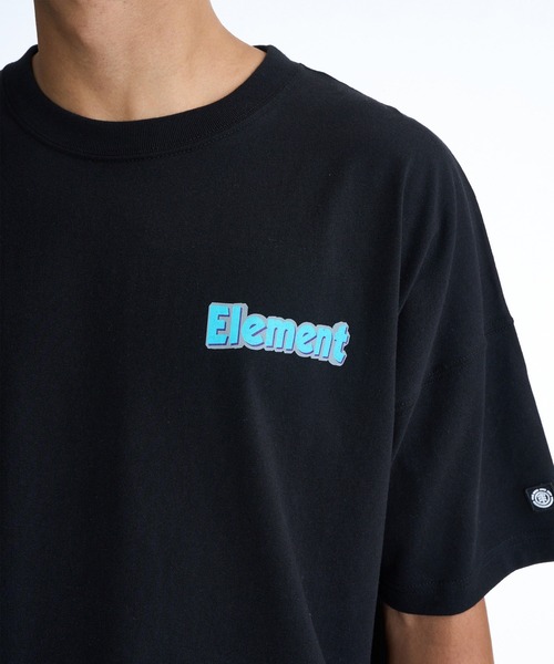 ELEMENT(エレメント)の「ELEMENT/エレメント 半袖 Tシャツ バックプリント BG021203(Tシャツ/カットソー・メンズ・ブラック/ホワイト/ブラック×ベージュ・XL/L/M)」の8枚目の写真