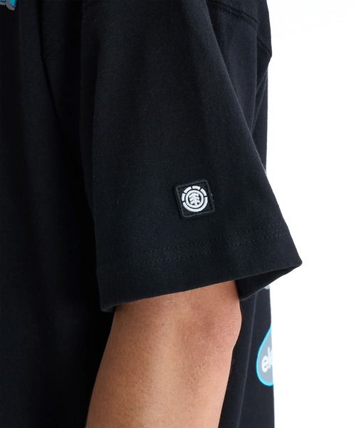 ELEMENT(エレメント)の「ELEMENT/エレメント 半袖 Tシャツ バックプリント BG021203(Tシャツ/カットソー・メンズ・ブラック/ホワイト/ブラック×ベージュ・XL/L/M)」の9枚目の写真