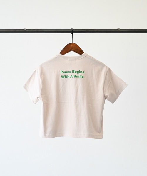 GENERATOR(ジェネレーター)の「GENERATOR/ジェネレーター Peace Begins Tシャツ(Tシャツ/カットソー・キッズ・ホワイト/ベージュ系その他/チャコールグレー・M/L/XL)」の21枚目の写真