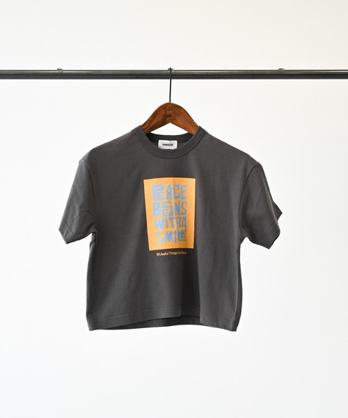 GENERATOR(ジェネレーター)の「GENERATOR/ジェネレーター Peace Begins Tシャツ(Tシャツ/カットソー・キッズ・ホワイト/ベージュ系その他/チャコールグレー・M/L/XL)」の22枚目の写真