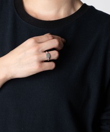 TOM WOOD（トムウッド）の「TOM WOOD Joe Ring Satin トムウッド ジョー サテン シルバー リング（リング）」