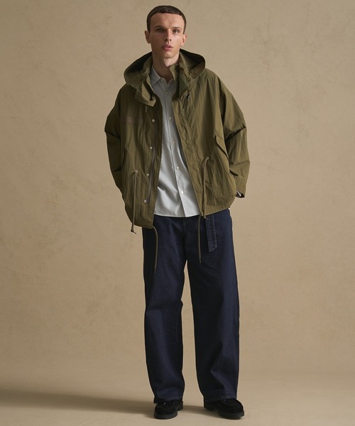 PUBLIC TOKYO（パブリックトウキョウ）の「SHIOTA BASIC ベルテッド /バレル/バレルデニム/ウォッシャブル/岡山デニム/日本製/セットアップ（デニムパンツ・メンズ・ブラック/ダークインディゴブルー・1/3/2）」の8枚目の写真