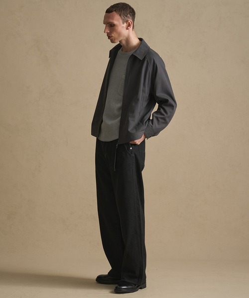 PUBLIC TOKYO（パブリックトウキョウ）の「SHIOTA BASIC ベルテッド /バレル/バレルデニム/ウォッシャブル/岡山デニム/日本製/セットアップ（デニムパンツ・メンズ・ブラック/ダークインディゴブルー・1/3/2）」の12枚目の写真