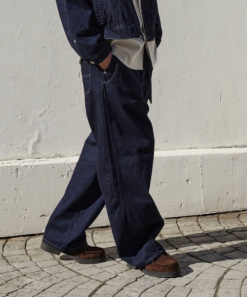 PUBLIC TOKYO(パブリックトウキョウ)の「【再入荷なし】SHIOTA BASIC ベルテッド /バレル/バレルデニム/ウォッシャブル/岡山デニム/日本製/セットアップ(デニムパンツ・メンズ・ブラック/ダークインディゴブルー・1/3/2)」の20枚目の写真