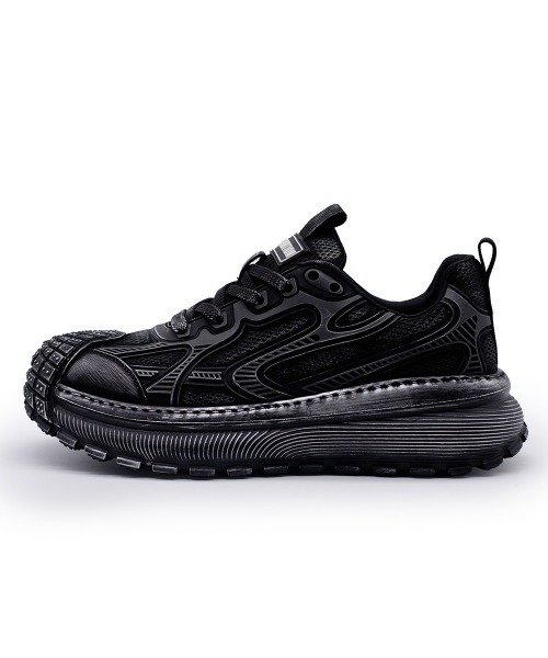 DISTORTION(ディストーション)の「ディストーション ディファイアント DISTORTION DEFIANT 5cm メンズ 厚底 スニーカー DIS25F0008(スニーカー・メンズ・White/Black・40/42/43/41)」の6枚目の写真