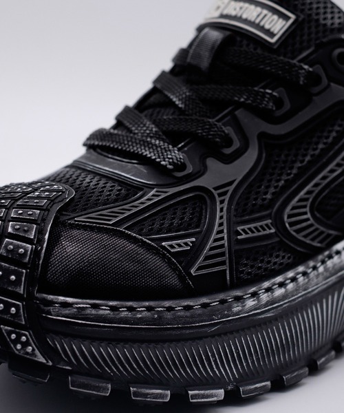 DISTORTION(ディストーション)の「ディストーション ディファイアント DISTORTION DEFIANT 5cm メンズ 厚底 スニーカー DIS25F0008(スニーカー・メンズ・White/Black・40/42/43/41)」の14枚目の写真