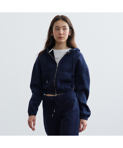 MAGNET ARCHIVE(マグネット アーカイブ)の「Waffle Hoodie Zip Up (Navy)(パーカー・レディース・ネイビー・FREE)」の1枚目の写真