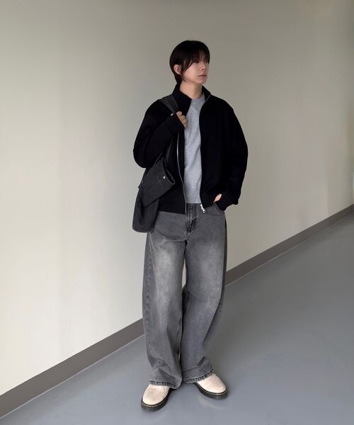 BEGIN202（ビギン202）の「アークカーブデニムパンツ [ウォッシュドグレー]（デニムパンツ・メンズ・その他・1/2/3/4）」の4枚目の写真