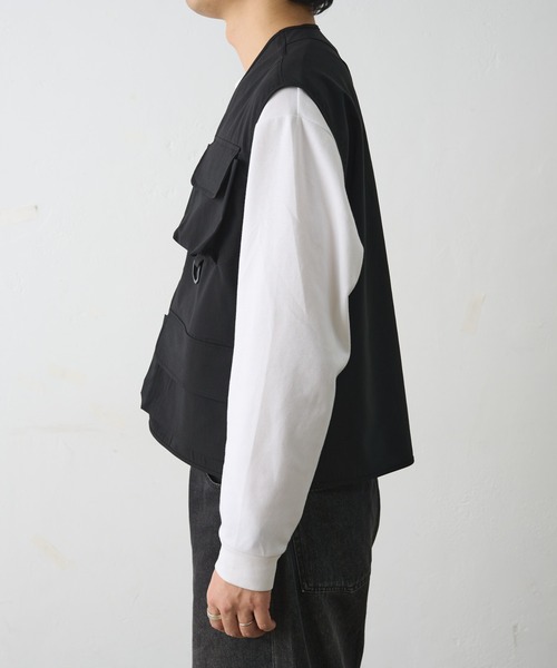 COLONY 2139（コロニートゥーワンスリーナイン）の「フィッシングベスト（ベスト・メンズ・ホワイト/ブラック・MEDIUM/LARGE）」の9枚目の写真