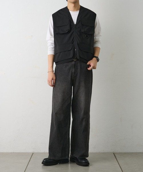 COLONY 2139（コロニートゥーワンスリーナイン）の「フィッシングベスト（ベスト・メンズ・ホワイト/ブラック・MEDIUM/LARGE）」の14枚目の写真