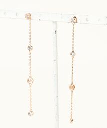 MICHAEL KORS | プレシャスメタル スターリング シルバー キュービック ジルコニア ドロップピアス(ピアス(両耳用))