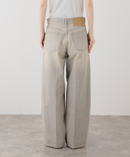 journal standard L'essage(ジャーナルスタンダードレサージュ)の「【HAIKURE/ハイクル】BETHANY SHORT LENGTH PEARL GREY(デニムパンツ・レディース・ライトグレー・25/24/23)」の7枚目の写真