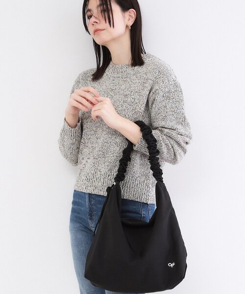 OPAQUE.CLIP（オペークドットクリップ）の「ドロストフリルハンドルA4ショルダー（ショルダーバッグ・レディース・ライトグレー/ブロンズ/ブラック/ベージュ・00）」の7枚目の写真