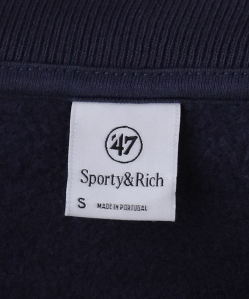journal standard L'essage(ジャーナルスタンダードレサージュ)の「【SPORTY&RICH】Heritage Yankees Serif Crewneck:スウェット(スウェット・レディース・ネイビー・SMALL)」の8枚目の写真