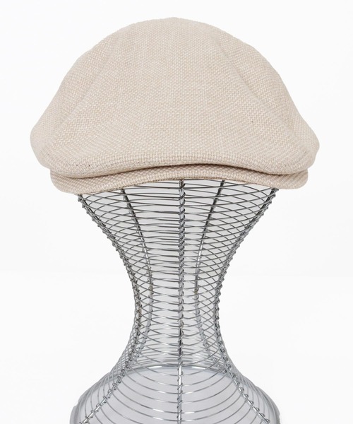 CAMBIO（カンビオ）の「mko13428- Loosely Woven Hunting Cap ハンチング(NF-261-BO019)（ハンチング/ベレー帽・メンズ・ベージュ/ブラック/ナチュラル・FREE）」の10枚目の写真
