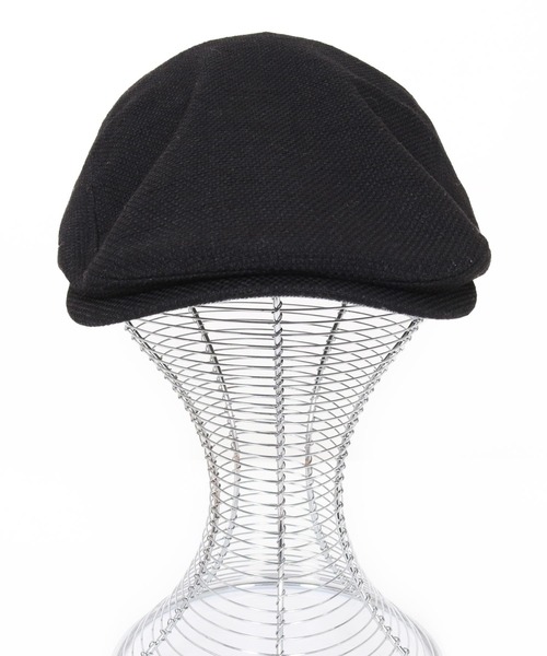 CAMBIO（カンビオ）の「mko13428- Loosely Woven Hunting Cap ハンチング(NF-261-BO019)（ハンチング/ベレー帽・メンズ・ベージュ/ブラック/ナチュラル・FREE）」の12枚目の写真