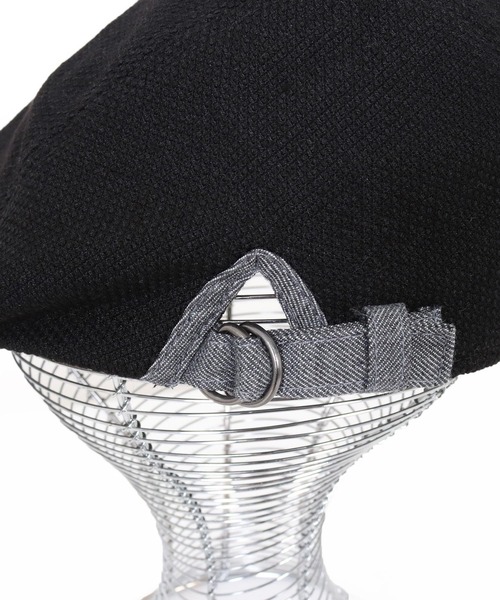 CAMBIO（カンビオ）の「mko13428- Loosely Woven Hunting Cap ハンチング(NF-261-BO019)（ハンチング/ベレー帽・メンズ・ベージュ/ブラック/ナチュラル・FREE）」の15枚目の写真