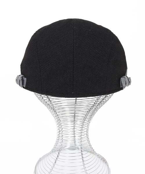 CAMBIO（カンビオ）の「mko13428- Loosely Woven Hunting Cap ハンチング(NF-261-BO019)（ハンチング/ベレー帽・メンズ・ベージュ/ブラック/ナチュラル・FREE）」の16枚目の写真