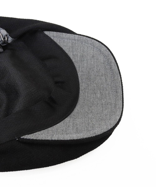 CAMBIO（カンビオ）の「mko13428- Loosely Woven Hunting Cap ハンチング(NF-261-BO019)（ハンチング/ベレー帽・メンズ・ベージュ/ブラック/ナチュラル・FREE）」の18枚目の写真