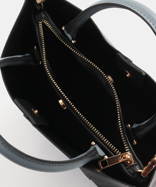 LE TALON(ルタロン)の「LETALON バイカラートート(トートバッグ・レディース・ブラック/ベージュ/アイボリー・FREE)」の7枚目の写真