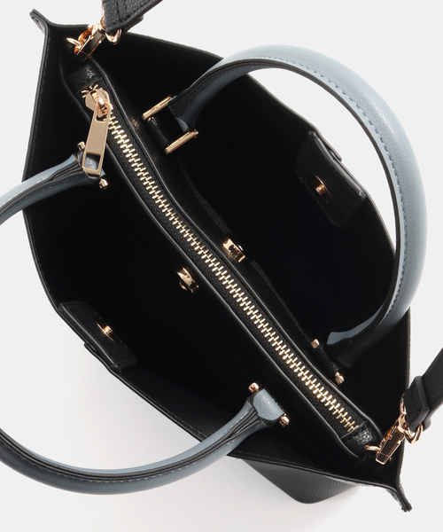 LE TALON(ルタロン)の「LETALON バイカラートート(トートバッグ・レディース・ブラック/ベージュ/アイボリー・FREE)」の8枚目の写真